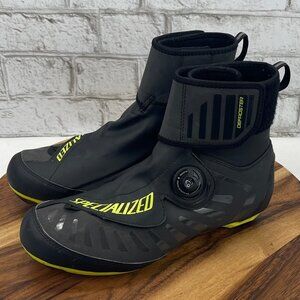 Specialized Defroster RD Mens 8 BOA Road Cycling Winter Black Green High Shoes